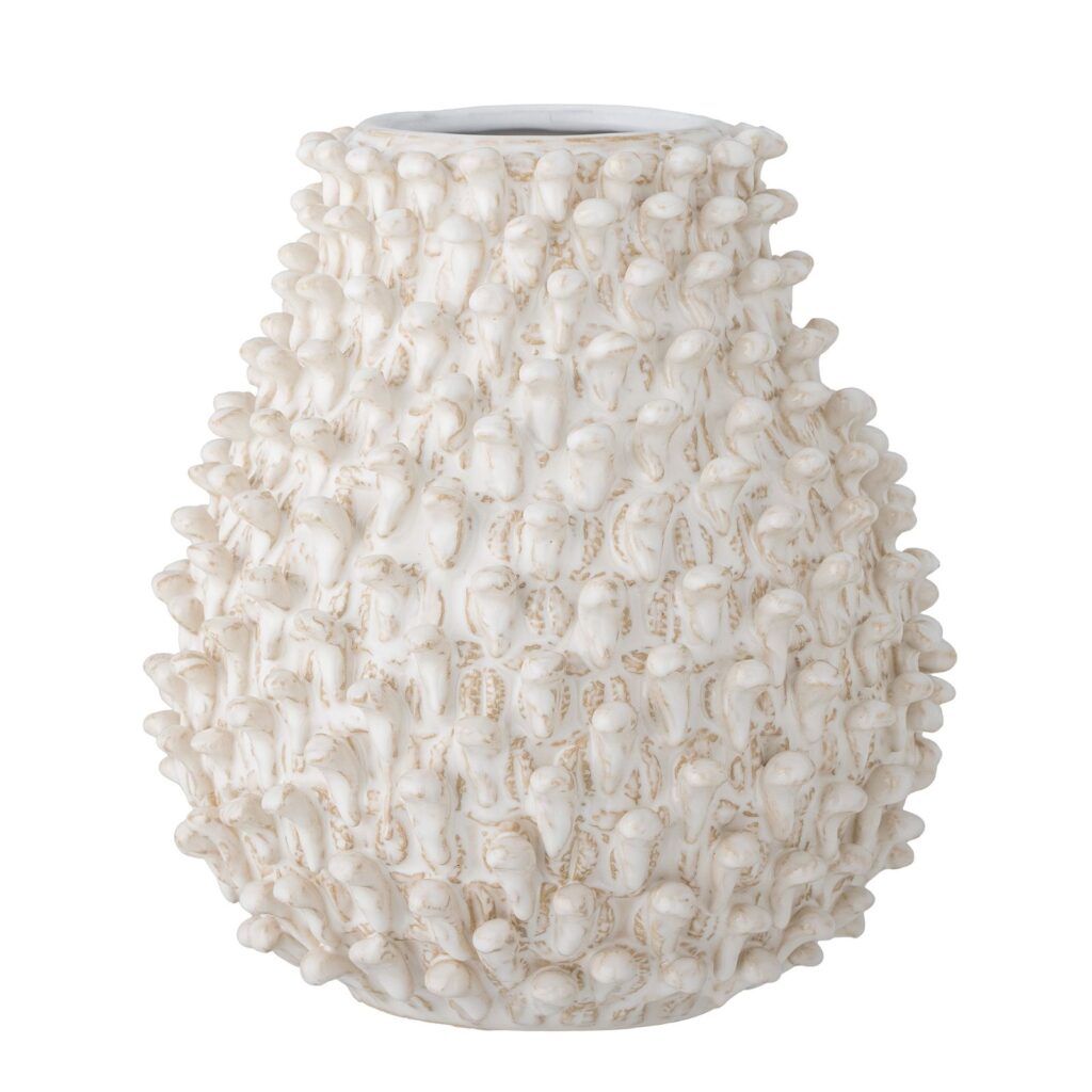 Bloomingville Vase *Spikey*, Steingut