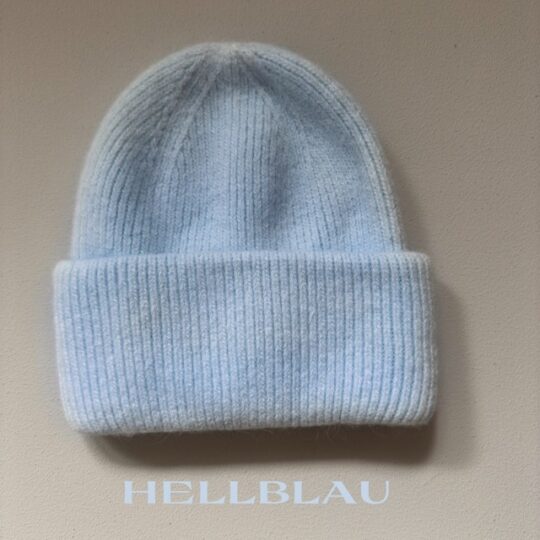 Beanie Haube | Mütze *LOU* hellblau