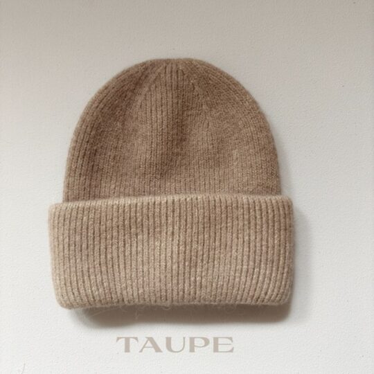 Beanie Haube | Mütze *LOU* taupe