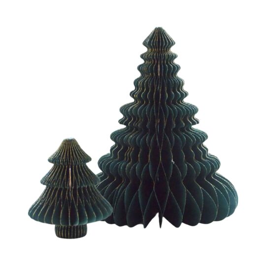 IB Laursen Tannenbaum stehend Set *gold green* gefaltetes Papier